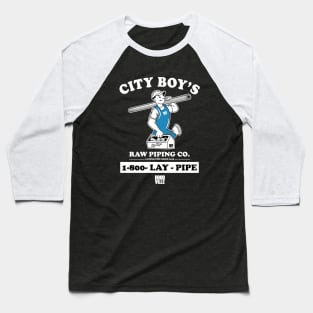 City Boy’s Raw Piping Co Lay Pipe Baseball T-Shirt